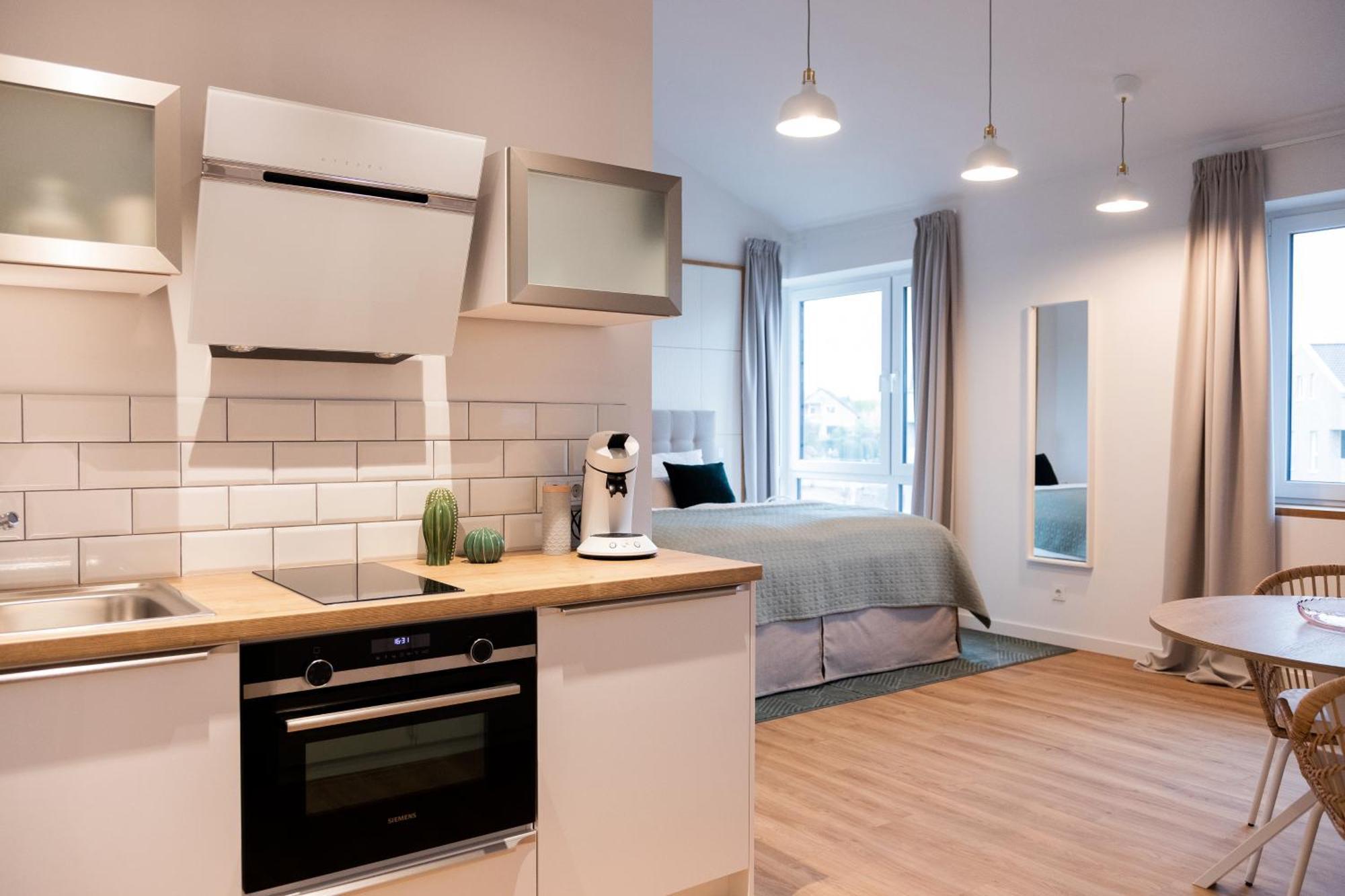 Moderne Neue Apartments Zum Wohlfuehlen Im Boardinghouse Bed & Butter Hasbergen Dış mekan fotoğraf