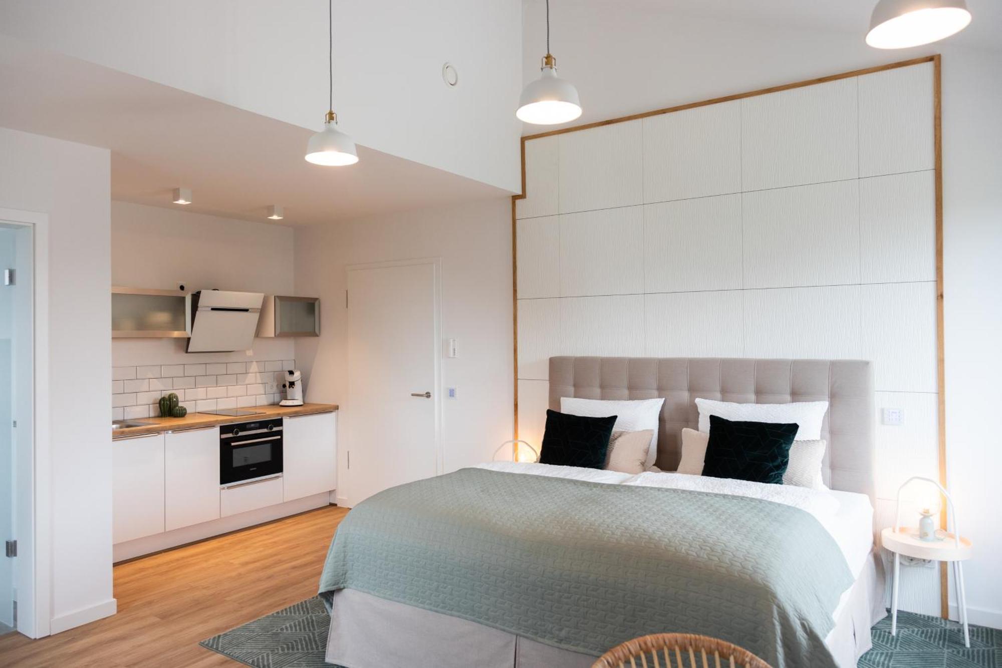 Moderne Neue Apartments Zum Wohlfuehlen Im Boardinghouse Bed & Butter Hasbergen Dış mekan fotoğraf