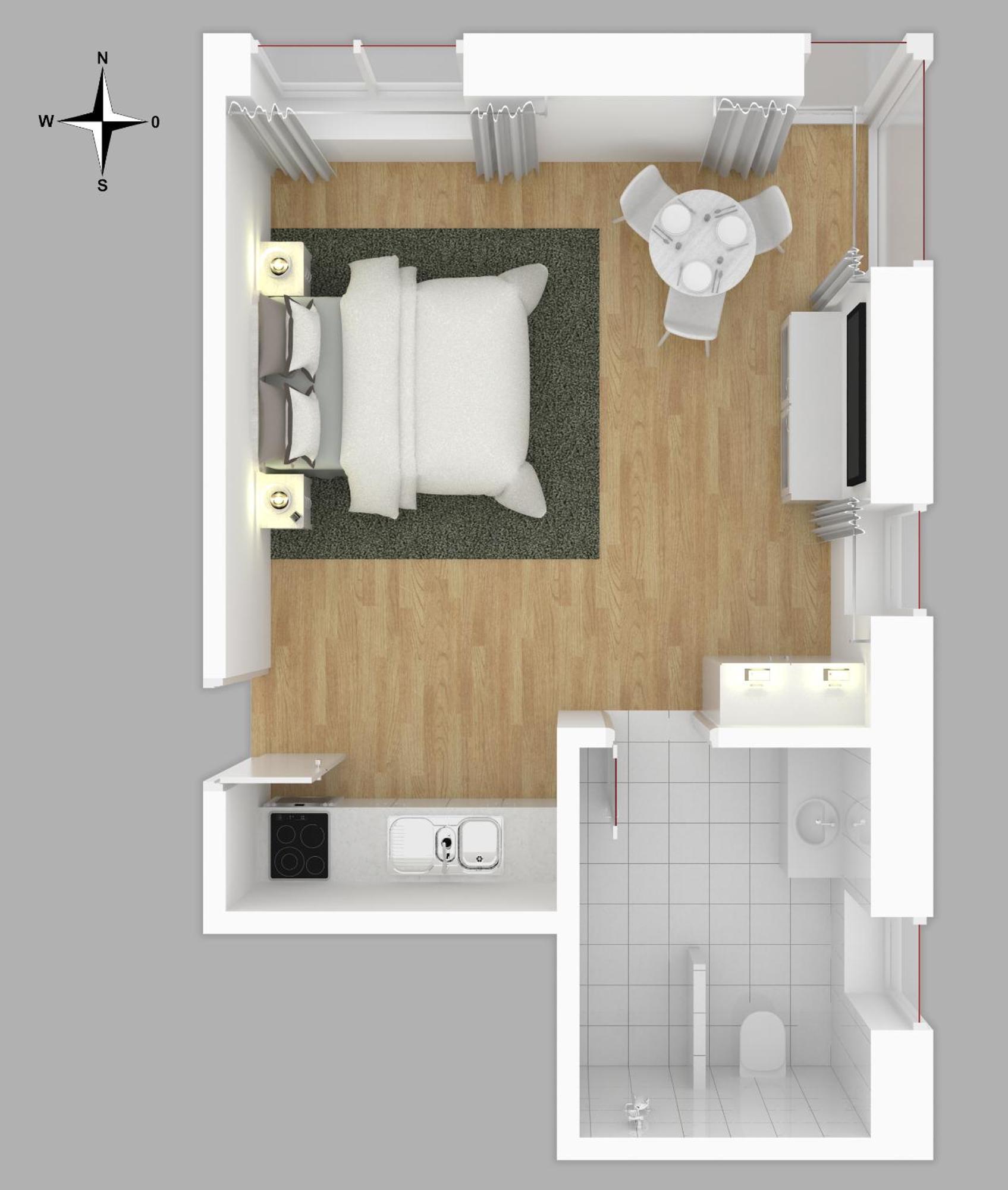 Moderne Neue Apartments Zum Wohlfuehlen Im Boardinghouse Bed & Butter Hasbergen Dış mekan fotoğraf