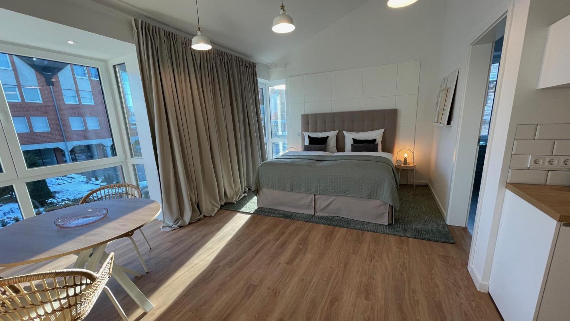 Moderne Neue Apartments Zum Wohlfuehlen Im Boardinghouse Bed & Butter Hasbergen Dış mekan fotoğraf