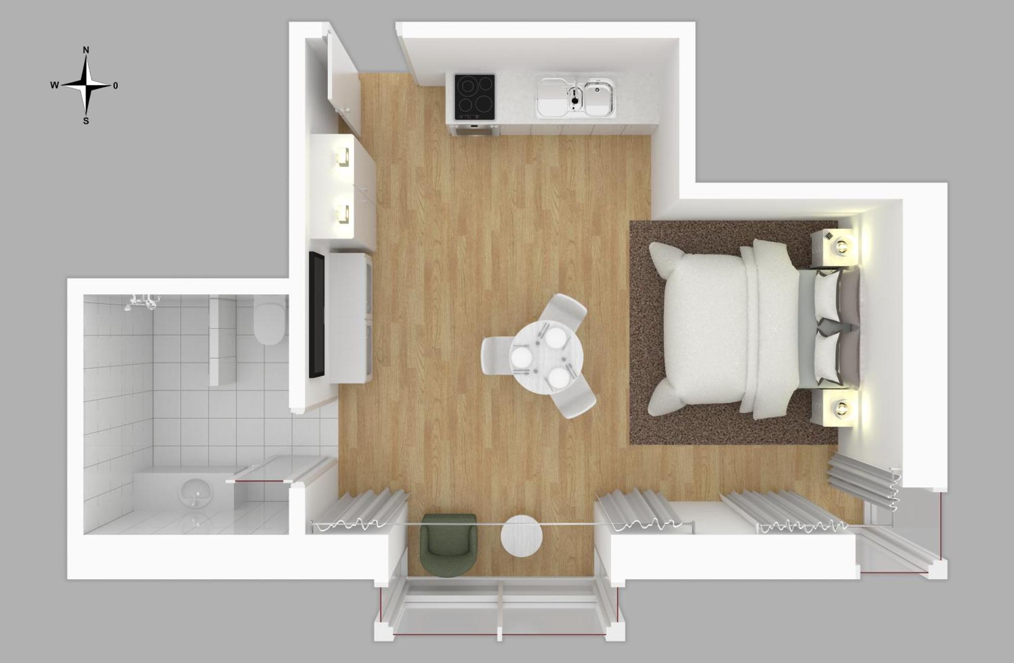 Moderne Neue Apartments Zum Wohlfuehlen Im Boardinghouse Bed & Butter Hasbergen Dış mekan fotoğraf