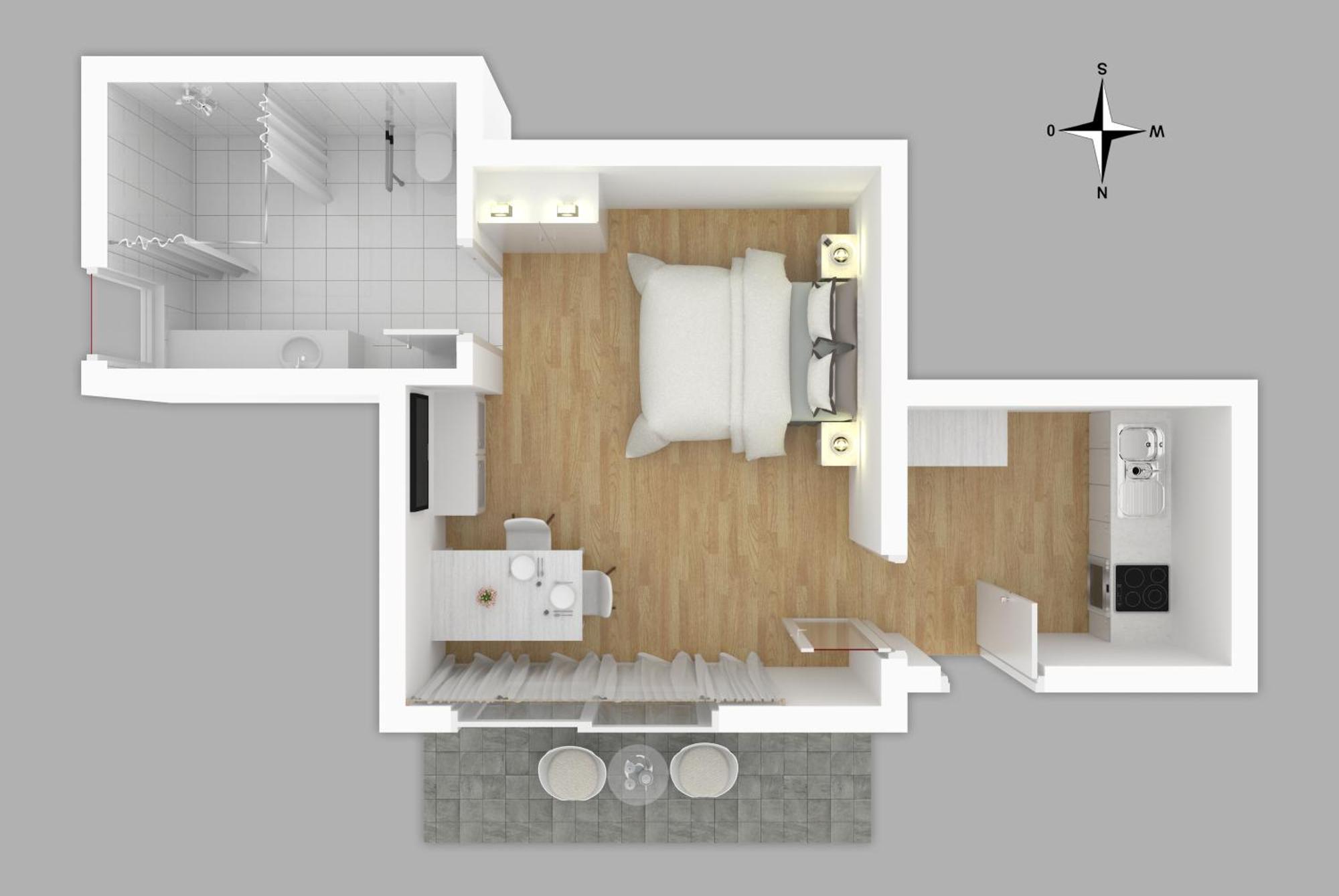 Moderne Neue Apartments Zum Wohlfuehlen Im Boardinghouse Bed & Butter Hasbergen Dış mekan fotoğraf